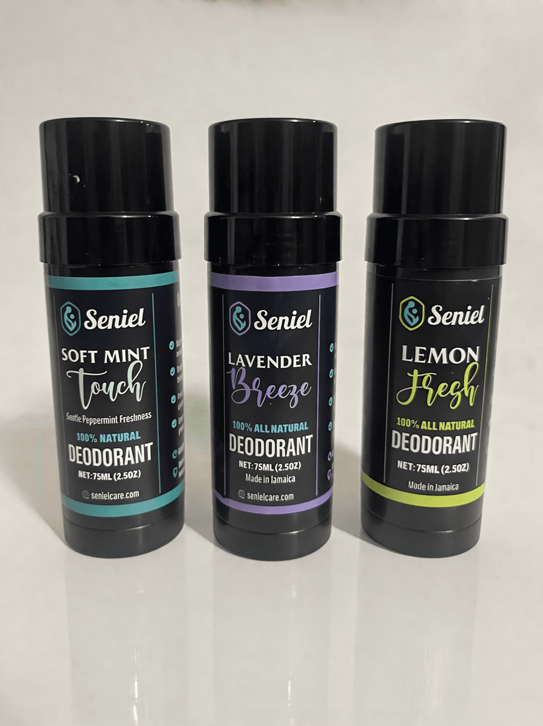 Seniel deodorant lineup